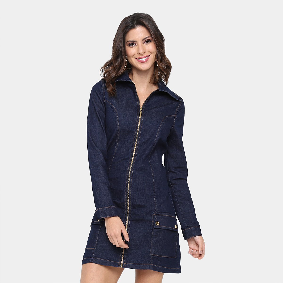 vestido jeans lança perfume