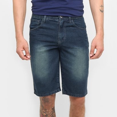 bermuda jeans masculina netshoes