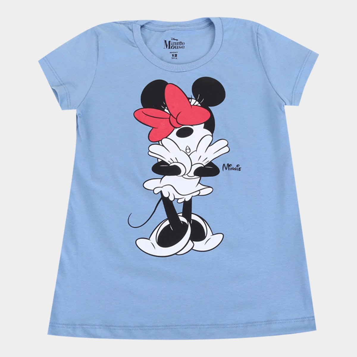 Blusa Infantil Disney Minnie Kiss Feminina