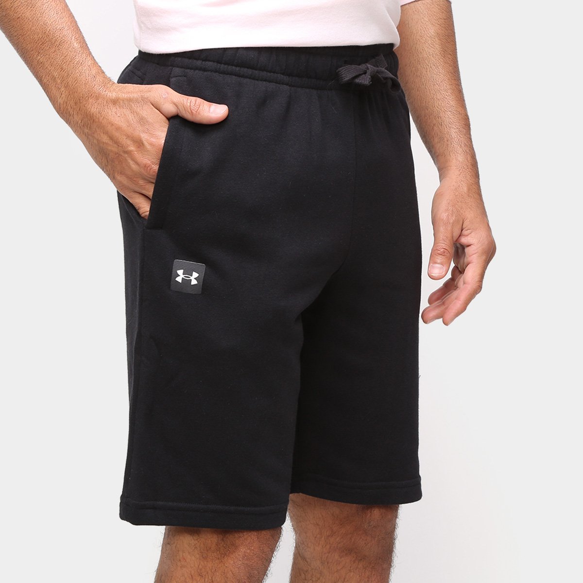 Short Moletom Under Armour Rival Fleece Bl Masculino