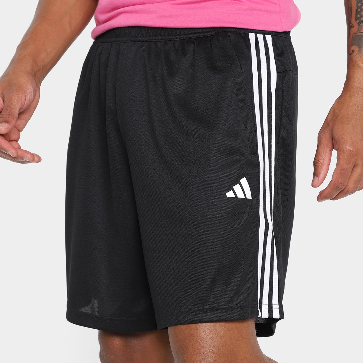 Short Adidas Essentials 3 Listras Masculino