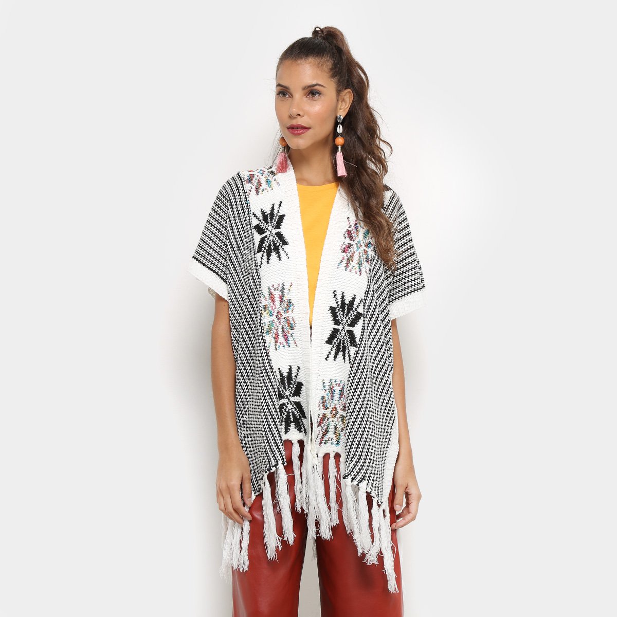Poncho Pashimina Étnica