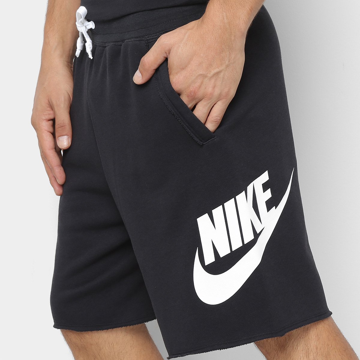 bermudas moletom nike