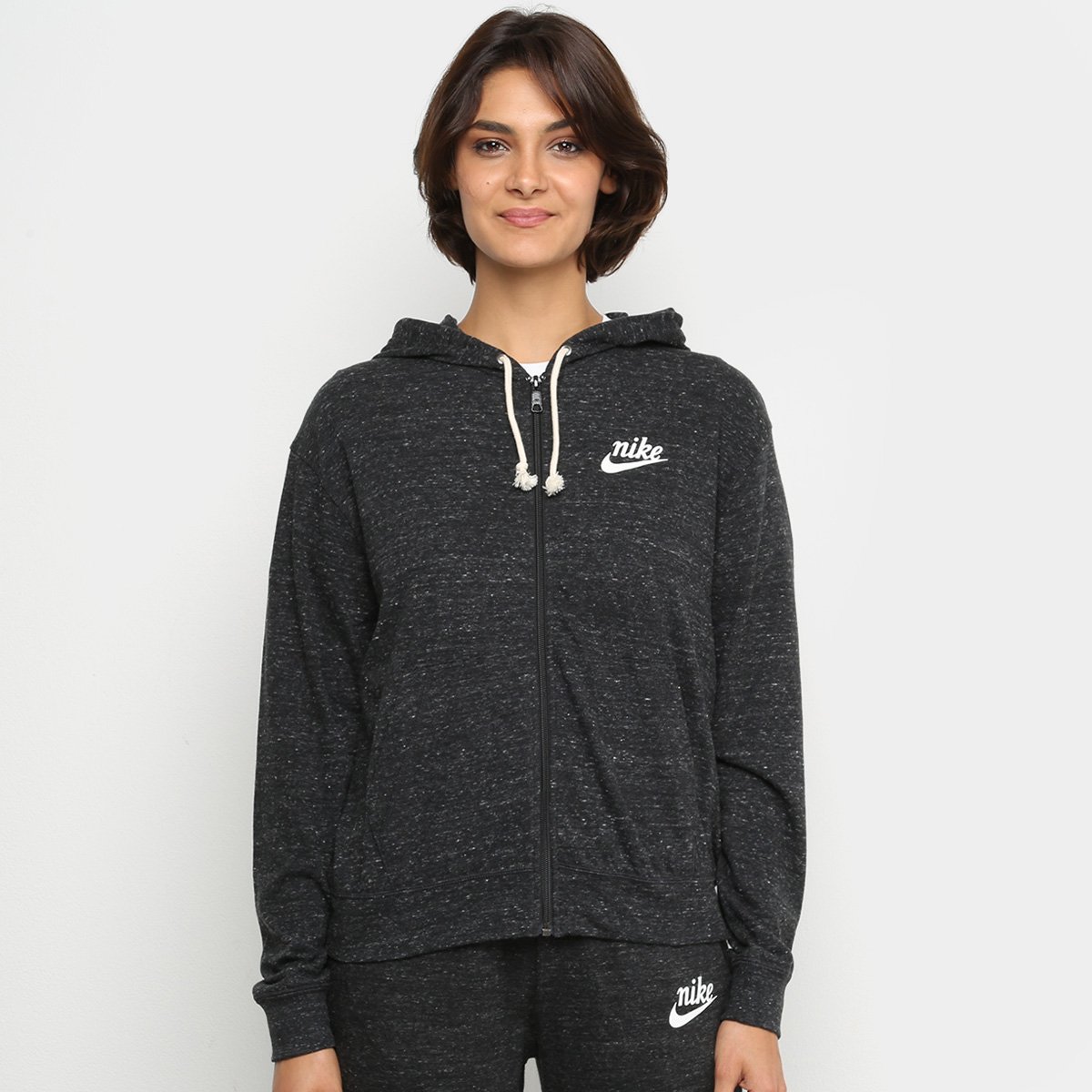 Blusão Nike Nsw Gym Vntg Hoodie Fz Feminino