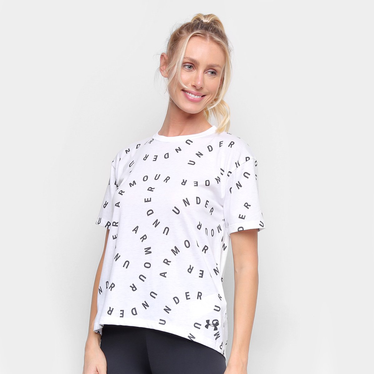 Camiseta Under Armour Logo Print Li Feminino