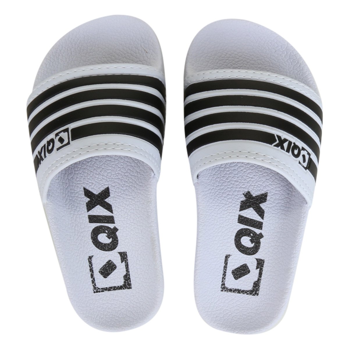 Chinelo Infantil Qix Slide Básico Listrado