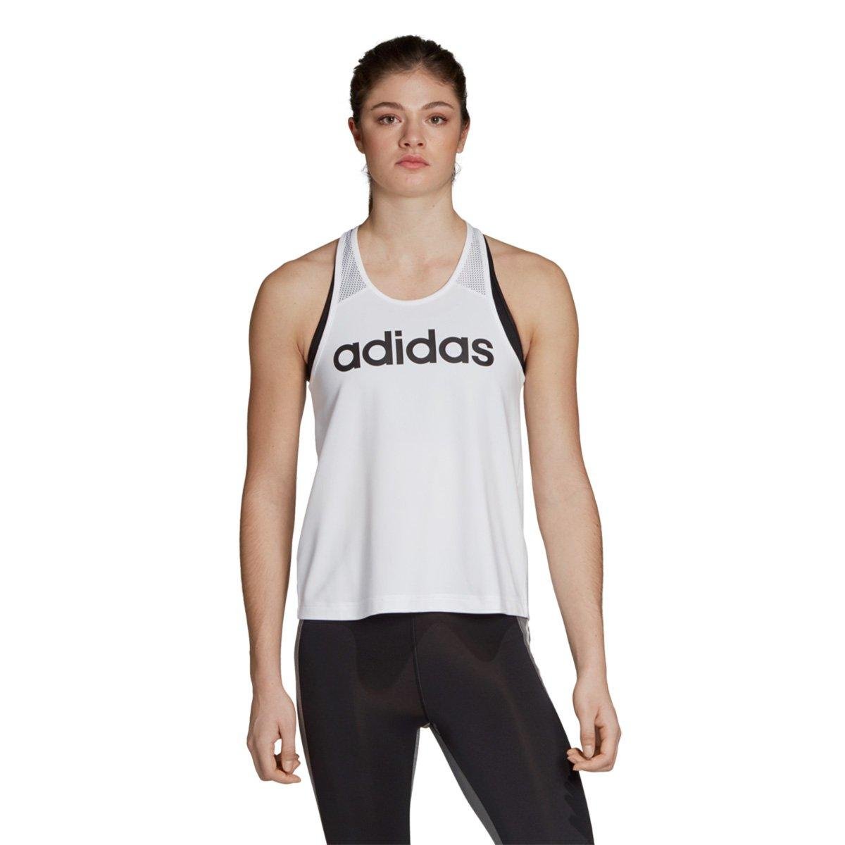 Regata Adidas D2M Logo Tank Feminina