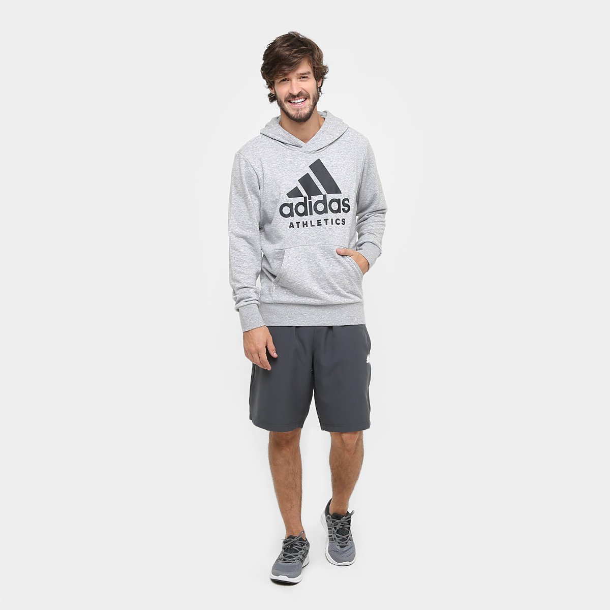adidas terry moletom com capuz