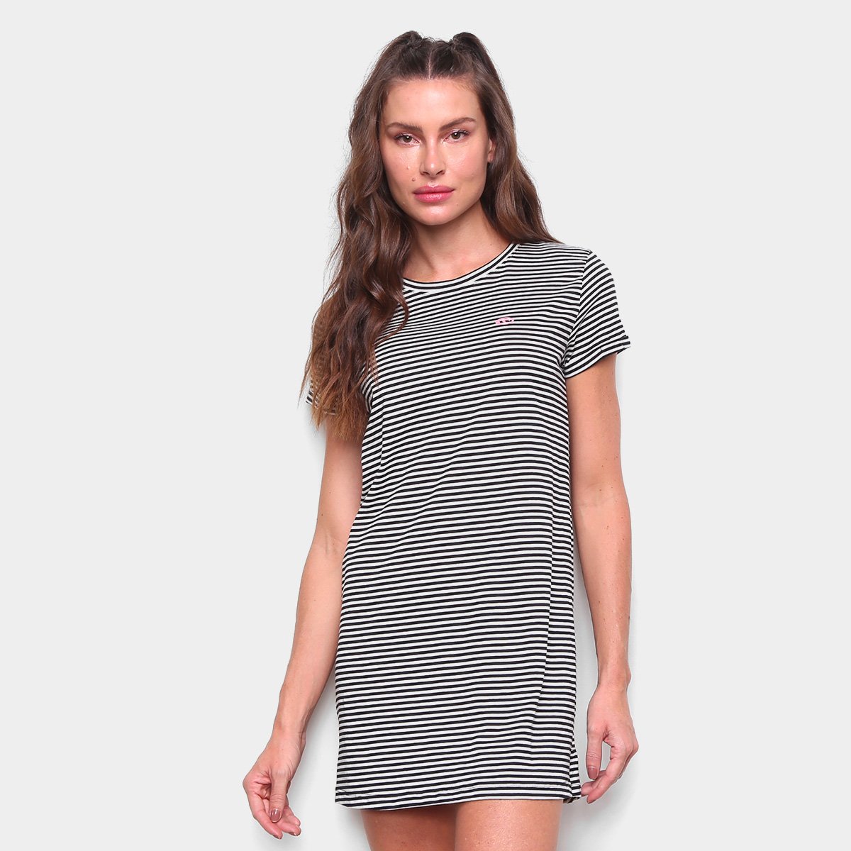 Vestido Rip Curl Curto Camisetão Essentials Dress