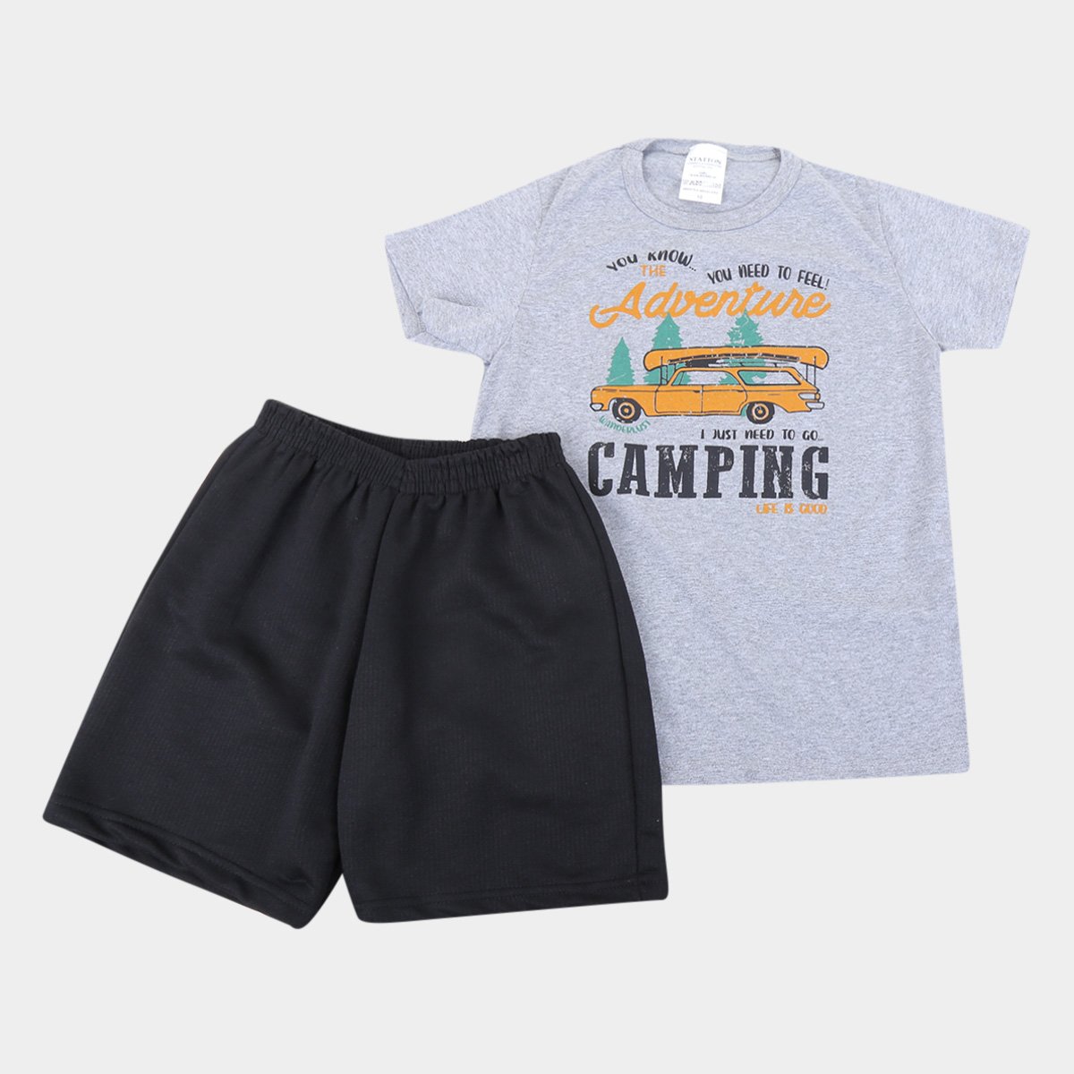Conjunto Infantil Candy Kids Camping Masculino