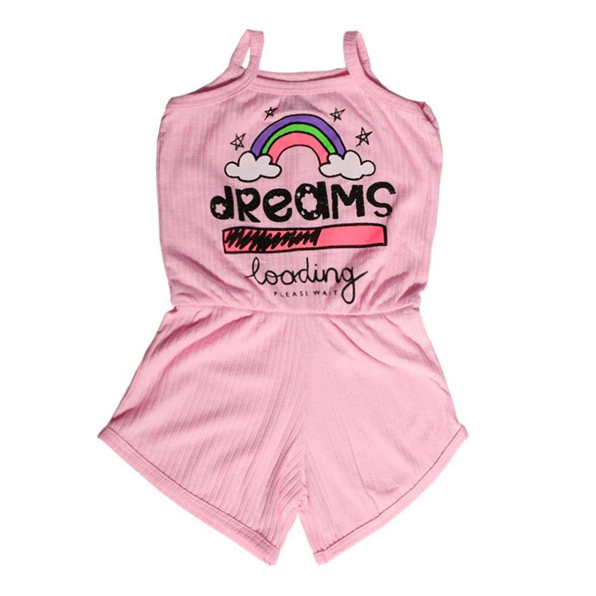 Macaquinho feminino Infantil Kit de Roupas Menina Tamanhos 1/