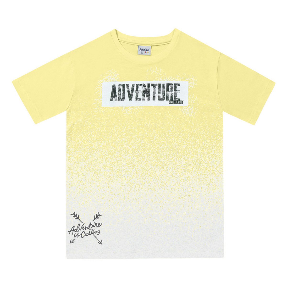 Camiseta Infantil Fakini Adventure Degradê Masculina