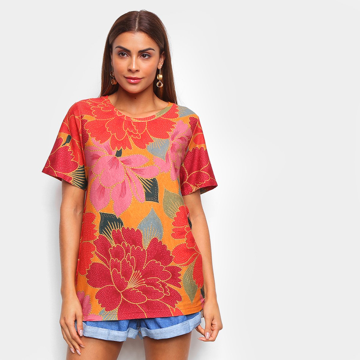 blusa de chita