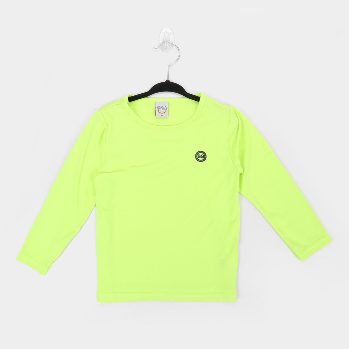 Camiseta Infantil Boca Grande Manga Longa Com Proteção UV 50 Masculina