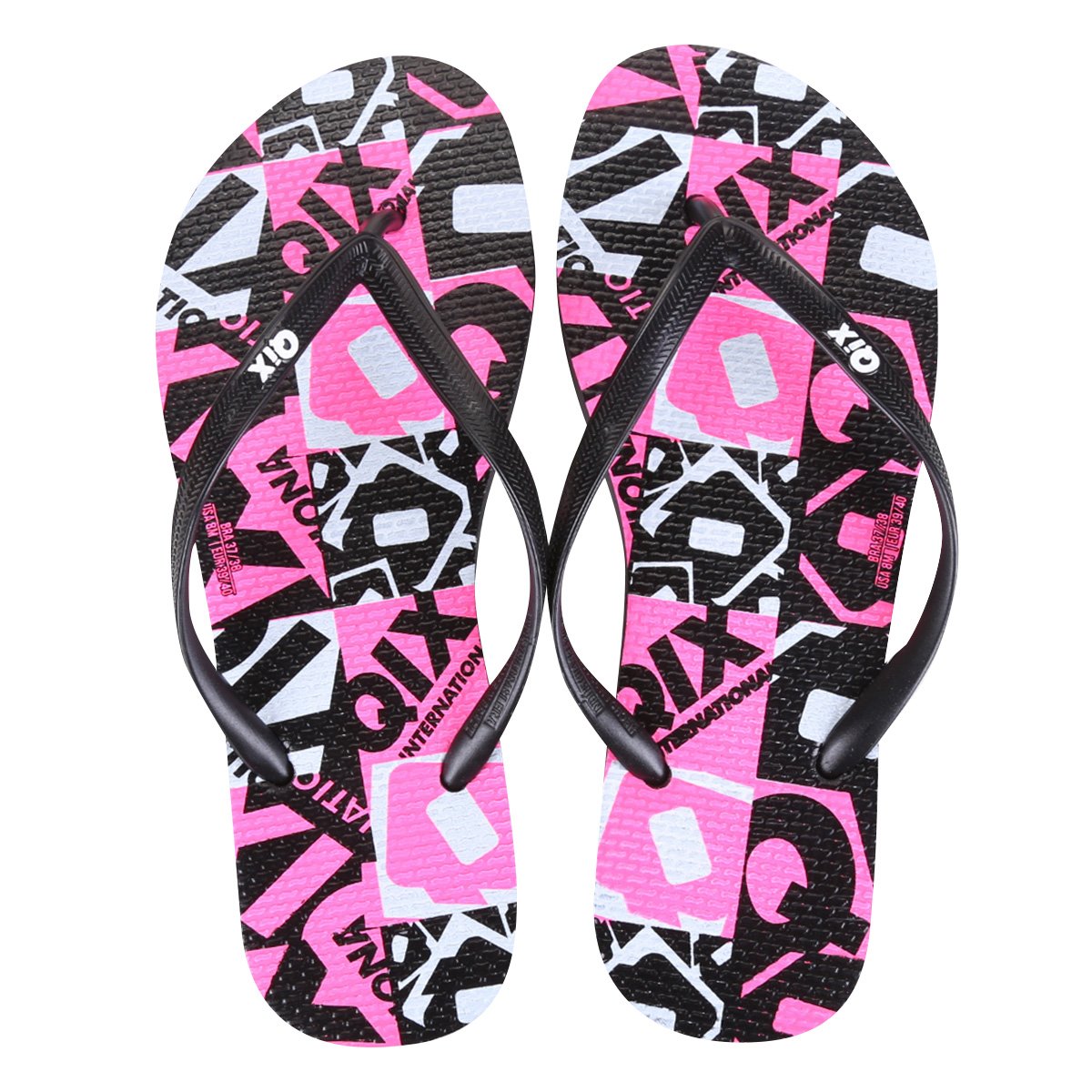 Chinelo Qix Street Graffiti Feminino