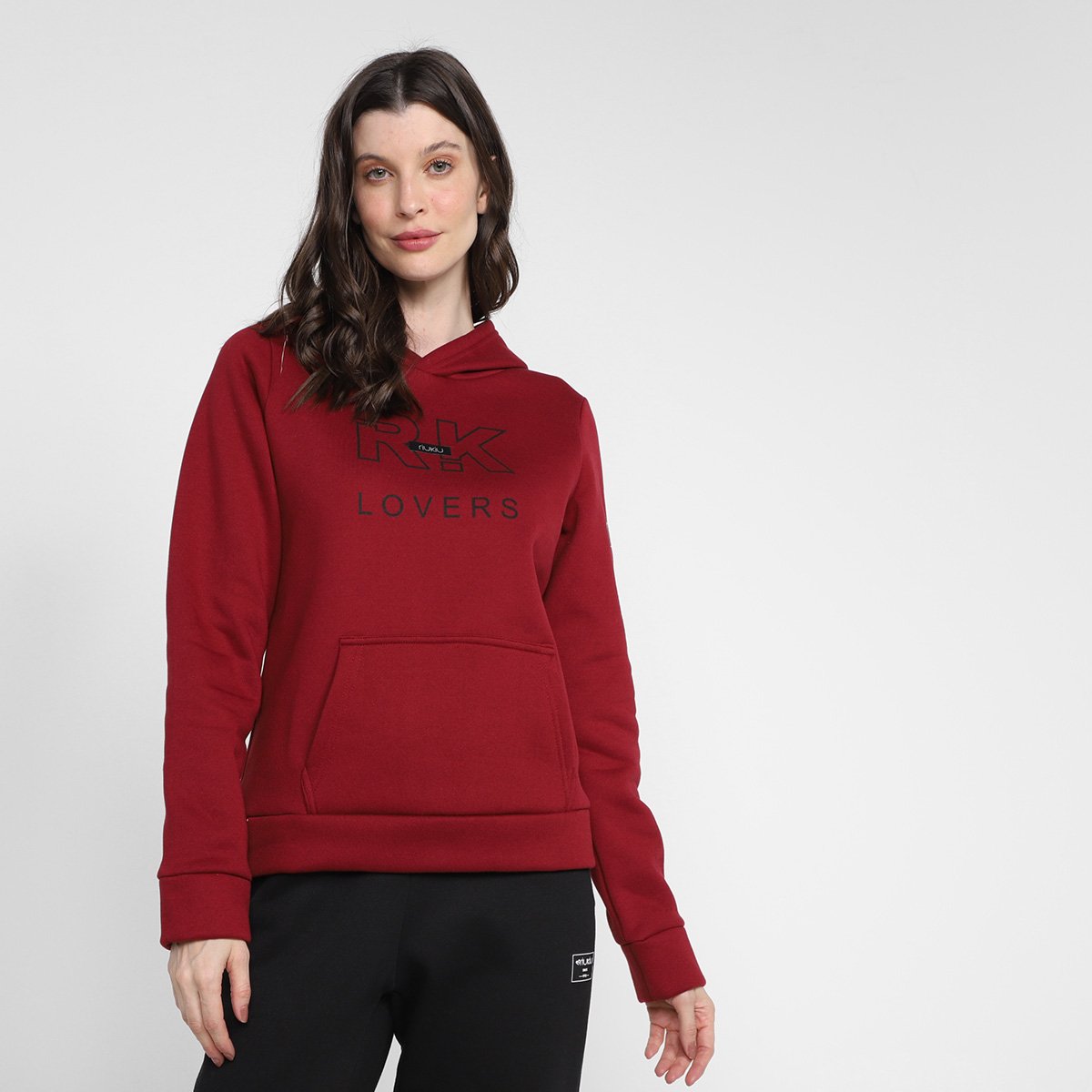 Moletom Riu Kiu Lovers C/ Capuz Feminino