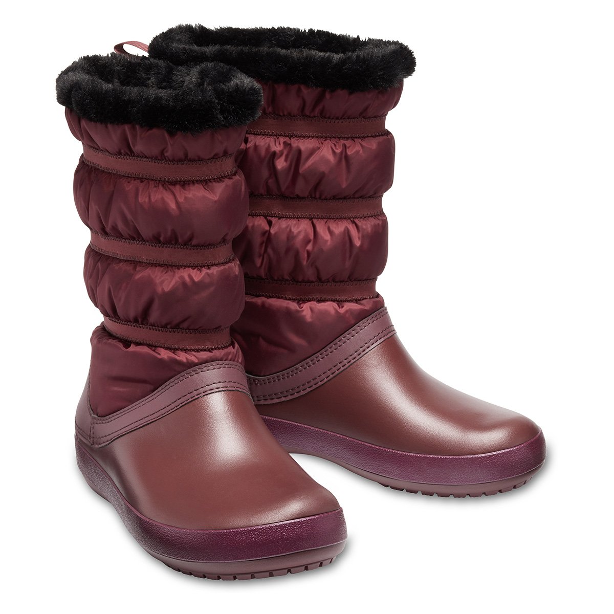 Bota Cano Alto Crocs Crocband Winter Feminina