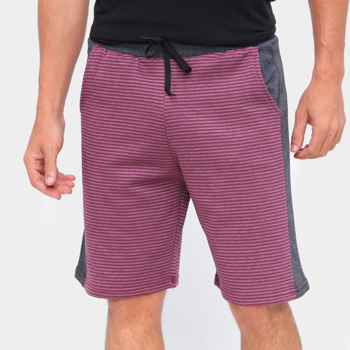 Bermuda Otn Listrada Masculina