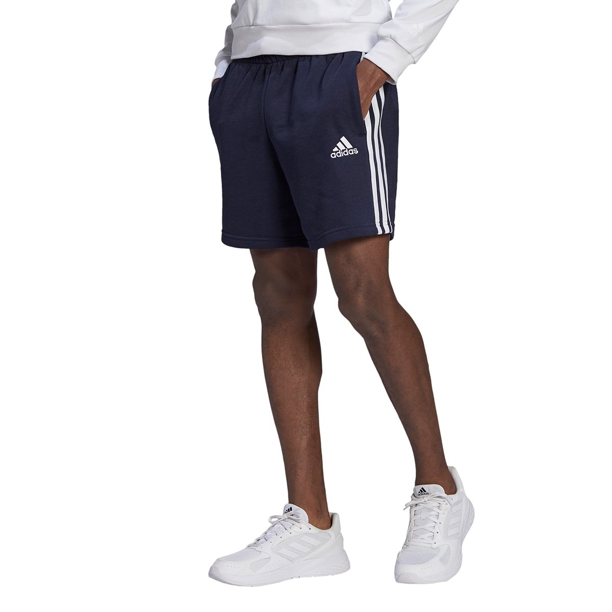Short Adidas Causal 3 Listras Masculino
