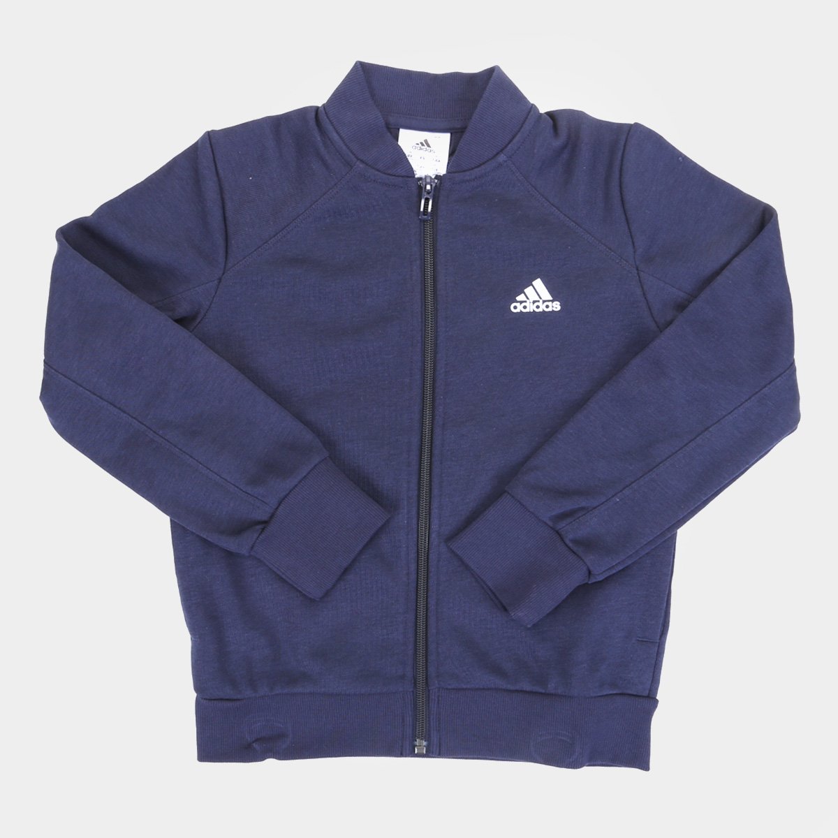 Jaqueta Moletom Infantil Adidas Essentials Feminina
