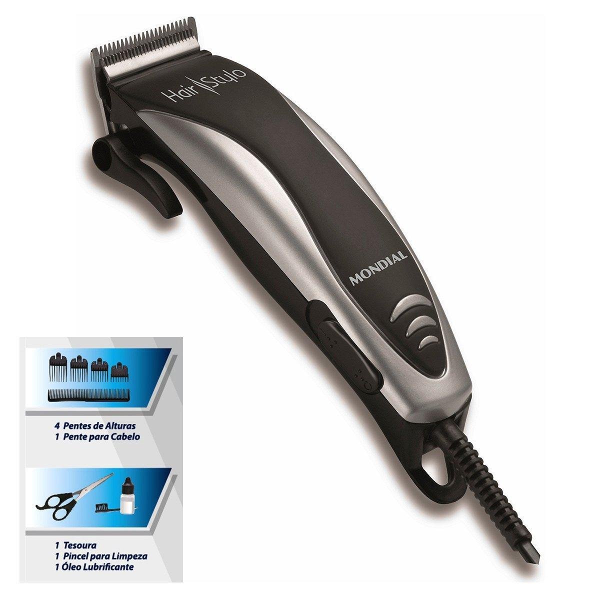 Máquina de Cortar Cabelo Mondial Hair Stylo CR-02 127V