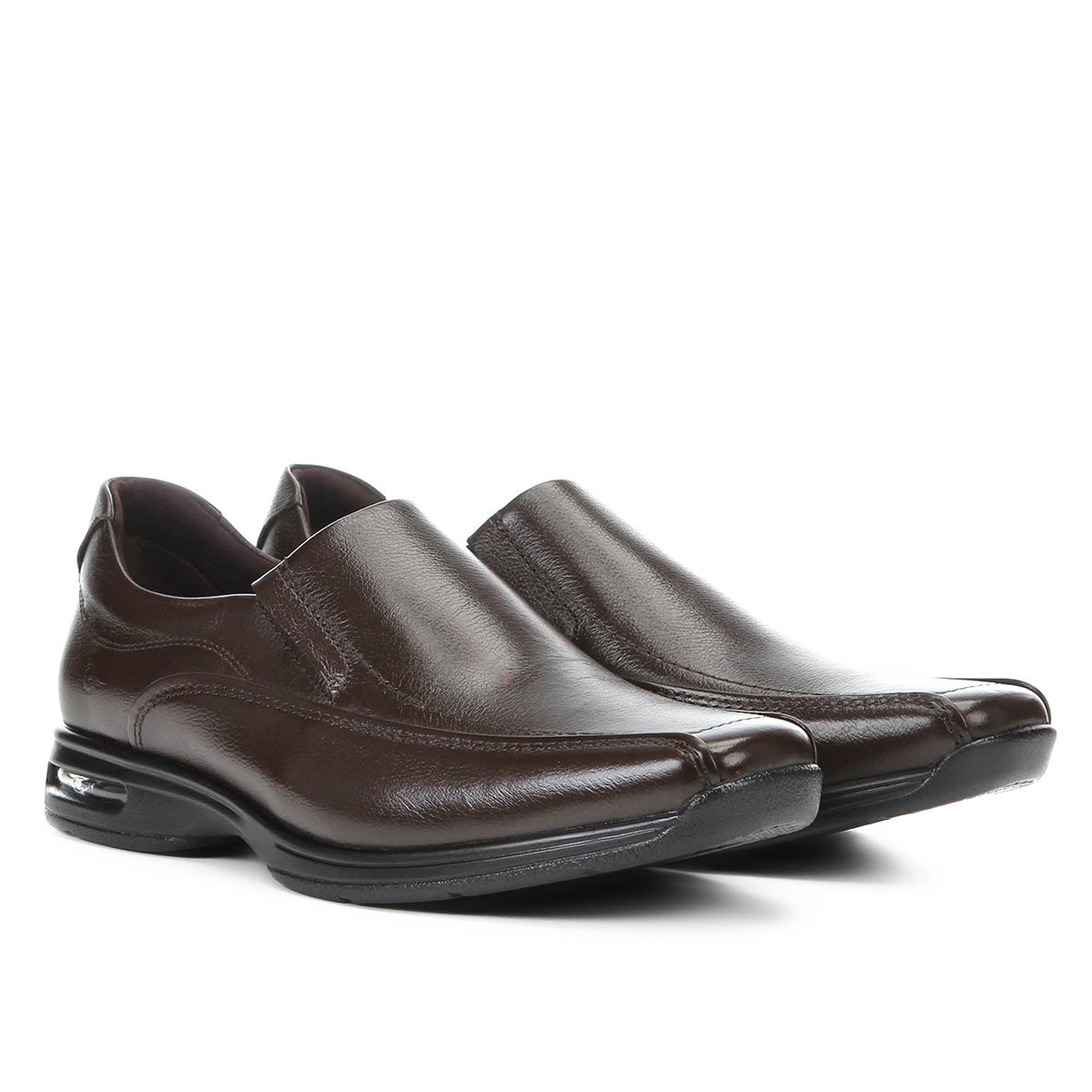 Sapato Social Couro Democrata Smart Comfort Air Spot Masculino