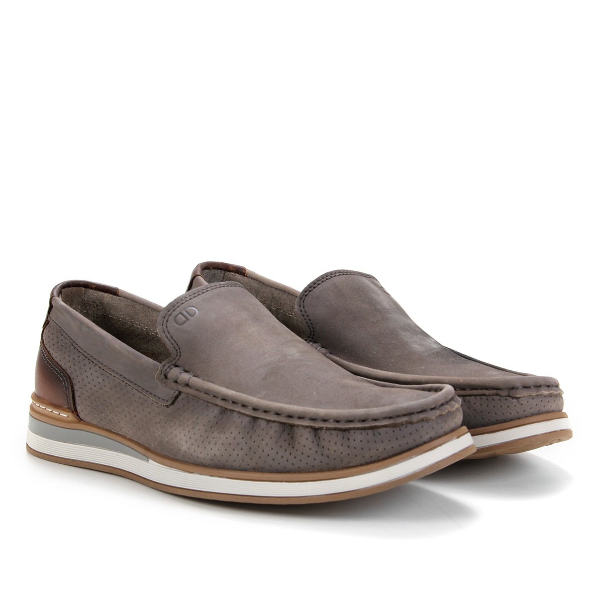 Mocassim Couro Democrata Flow Masculino