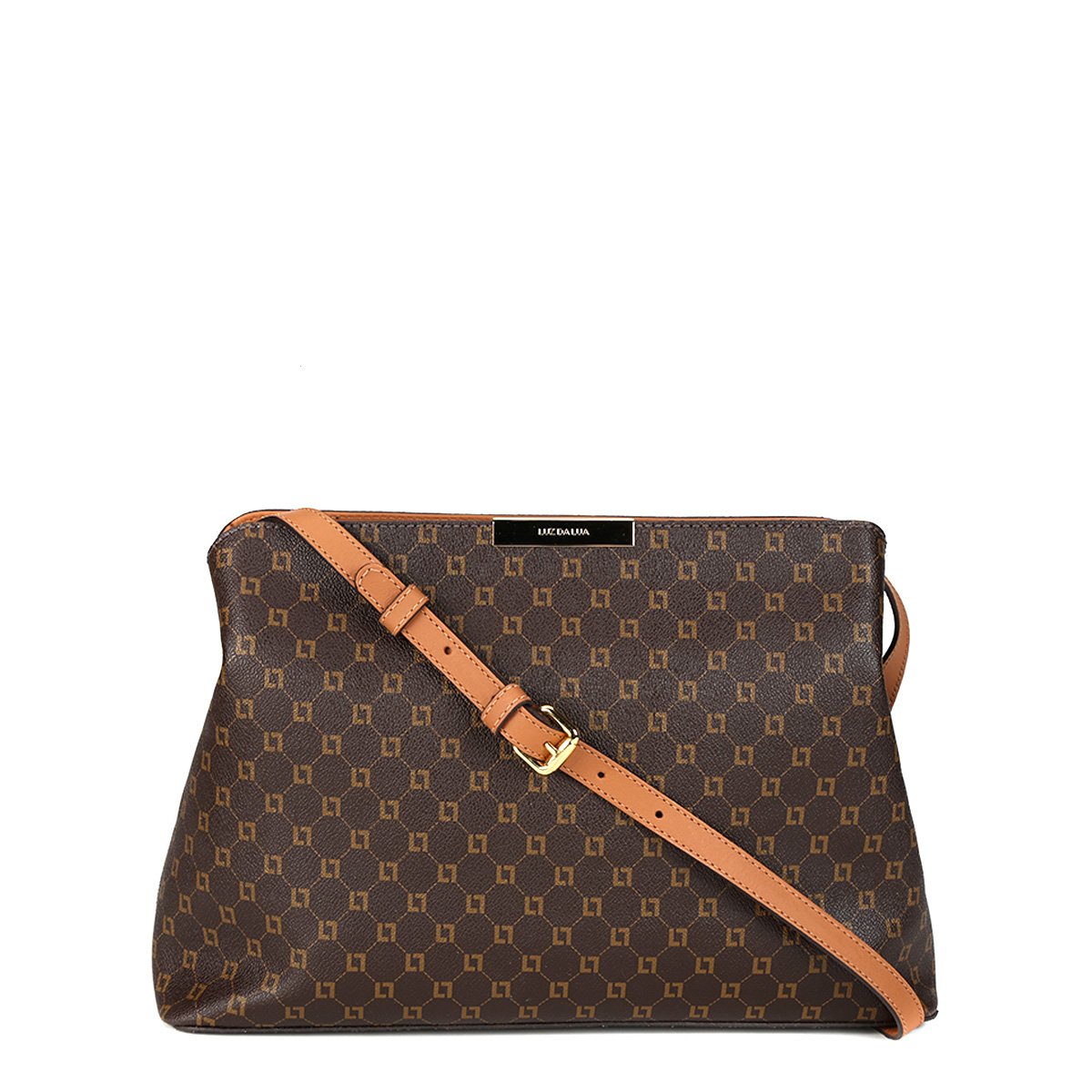 Bolsa Couro Luz da Lua Tote Monograma Feminina