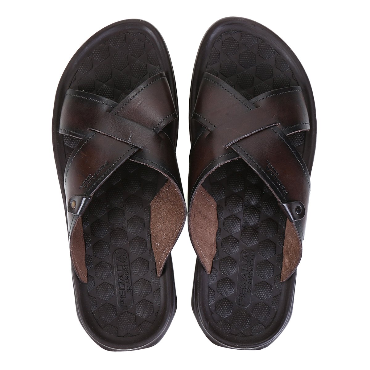 Chinelo Couro Pegada Masculino