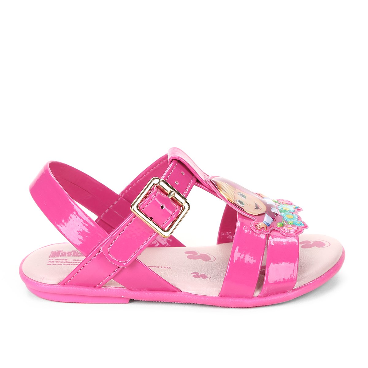 sandalia masha eo urso pe com pe