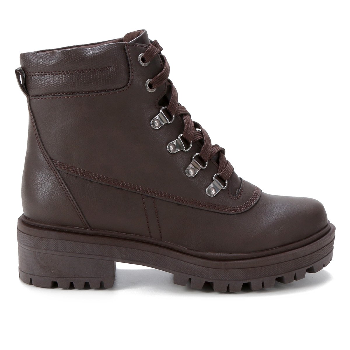 Bota Coturno Cano Médio Mooncity Feminina