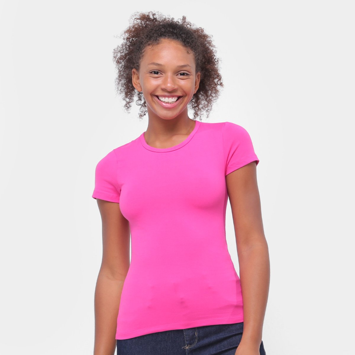 Camiseta Baby Look Malwee Básica Feminina