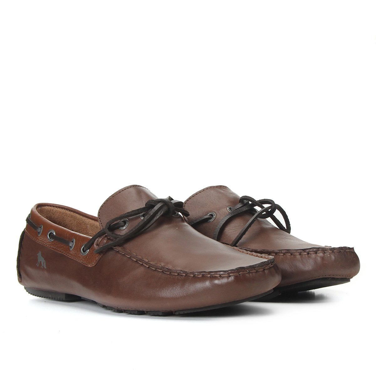 Mocassim Couro Acostamento Masculino