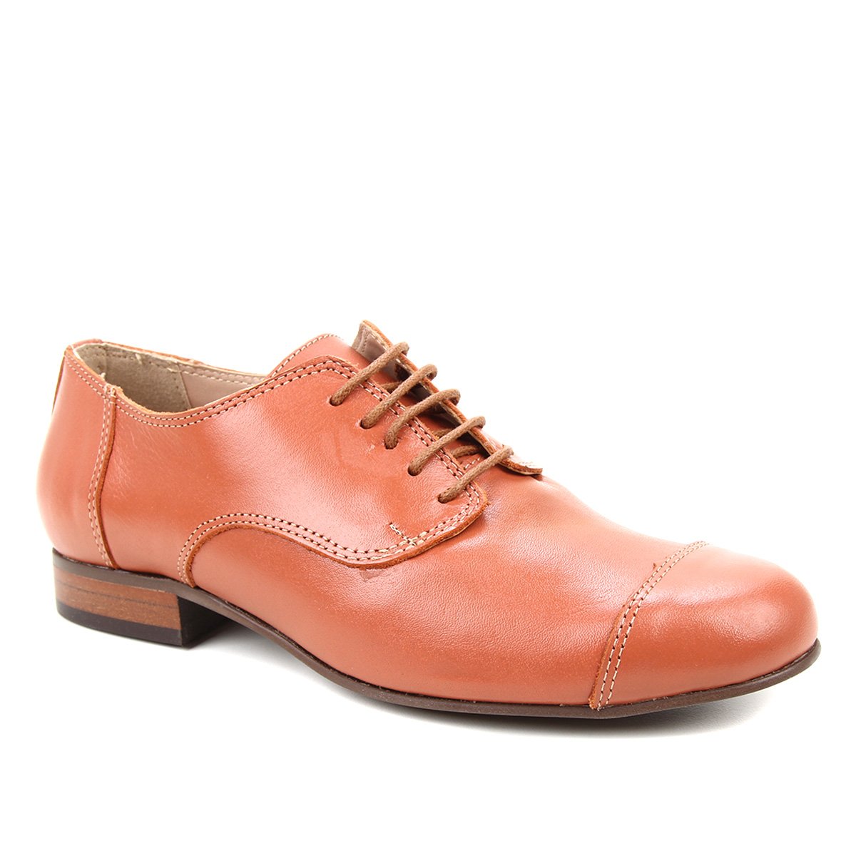 Oxford Couro Shoestock Fachete Feminino