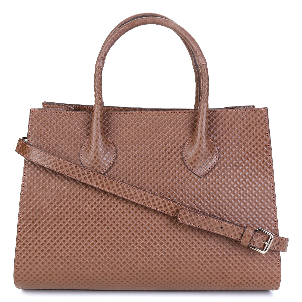 Bolsa Couro Shoestock Tote Grande Tressê Feminina