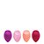 4 Mini Esponjas p/ Maquiagem Real Techniques - Roxo+Rosa