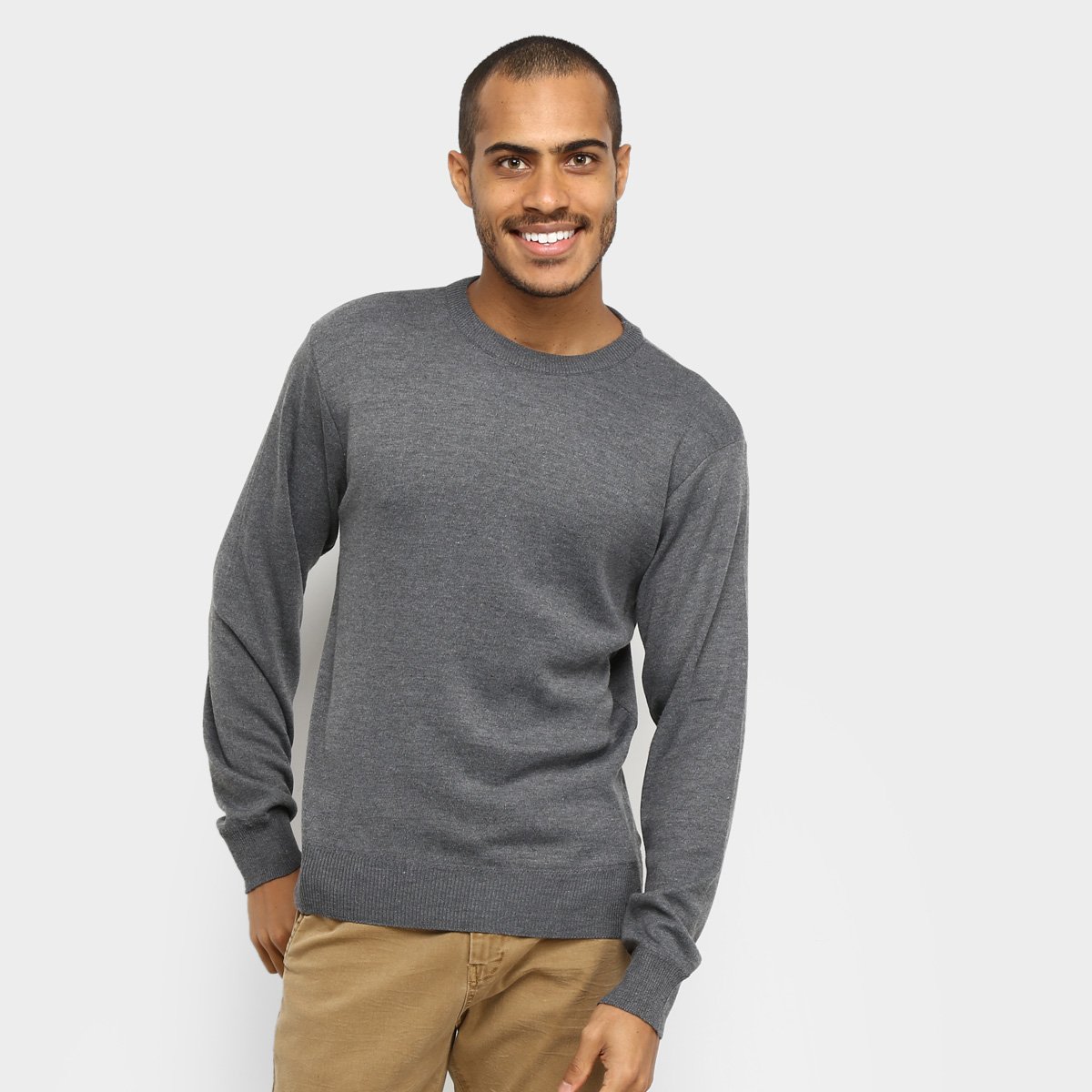 Blusa Malha Broken Rules Mescla Masculina
