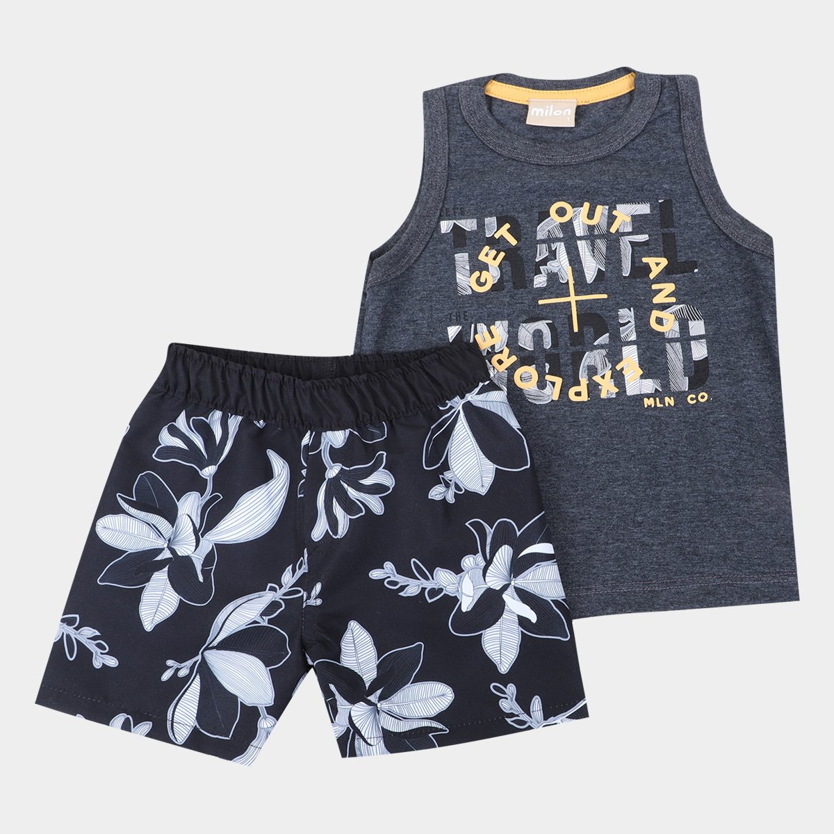 Conjunto Infantil Milon Travel World Masculino