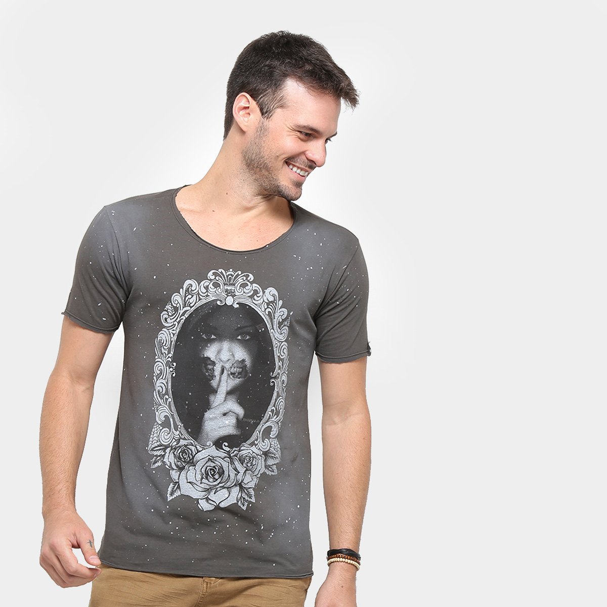 Camiseta Bossa Brasil Mirror Masculina