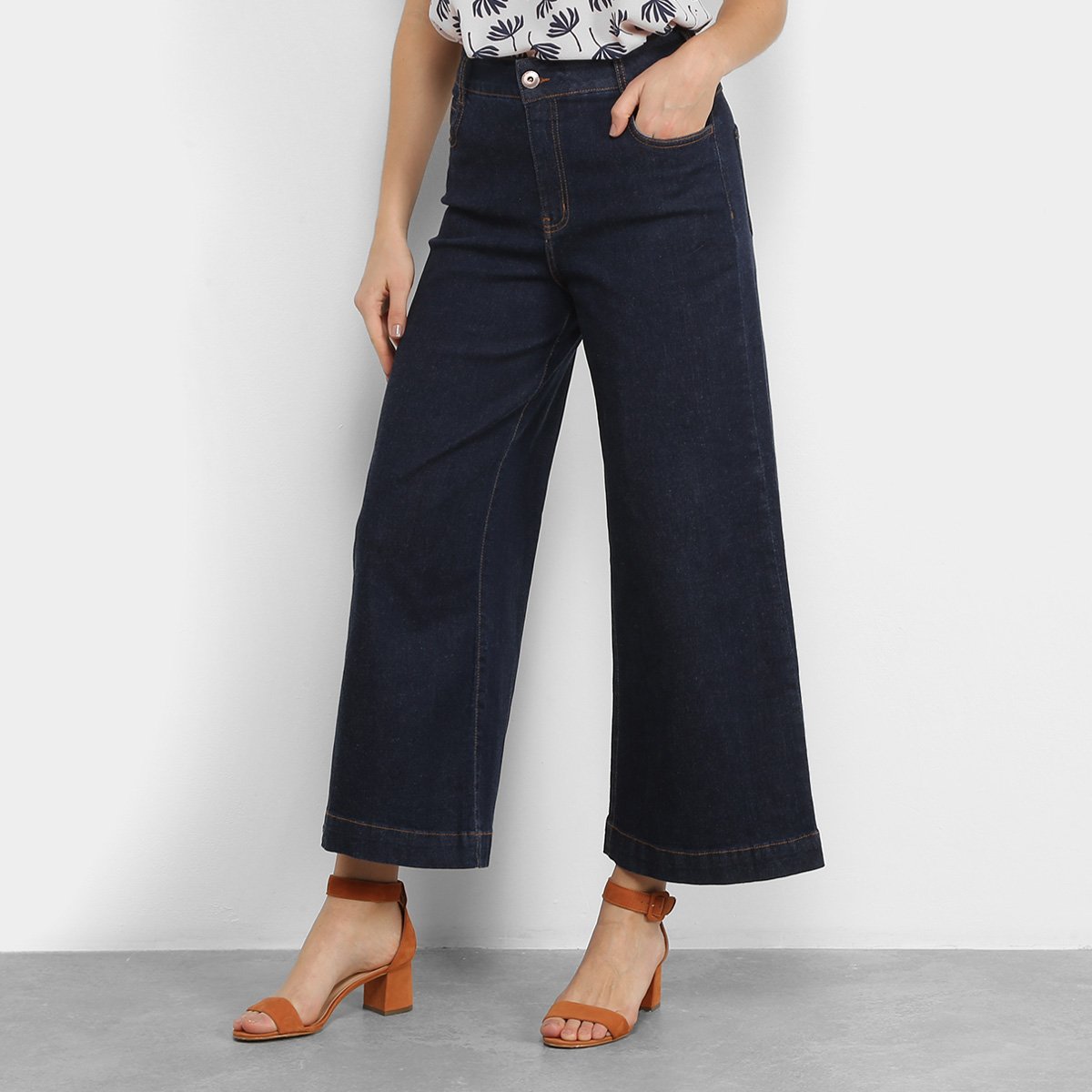 Calça Jeans Pantacourt Colcci Kira Feminina