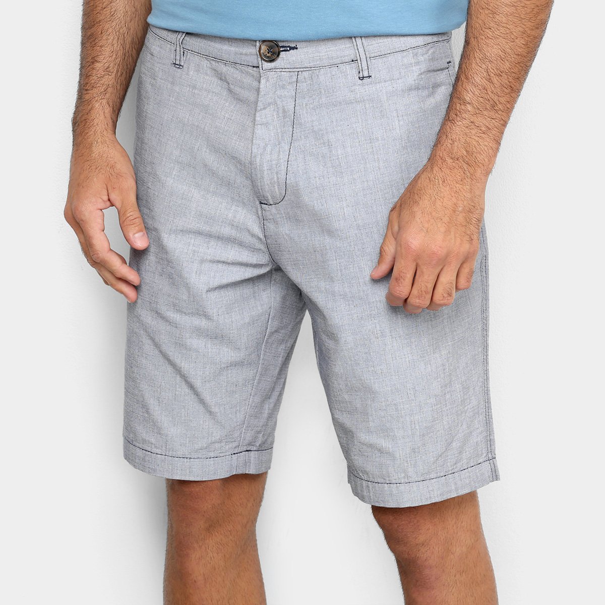 Bermuda Sarja Malwee Tradicional Masculina