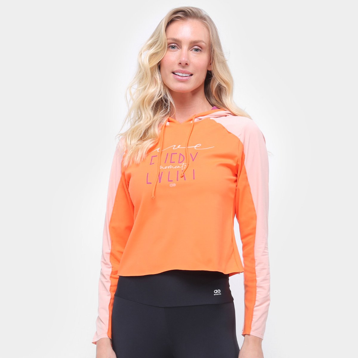 Blusa Cropped Alto Giro Up Co2 Recortes Feminina