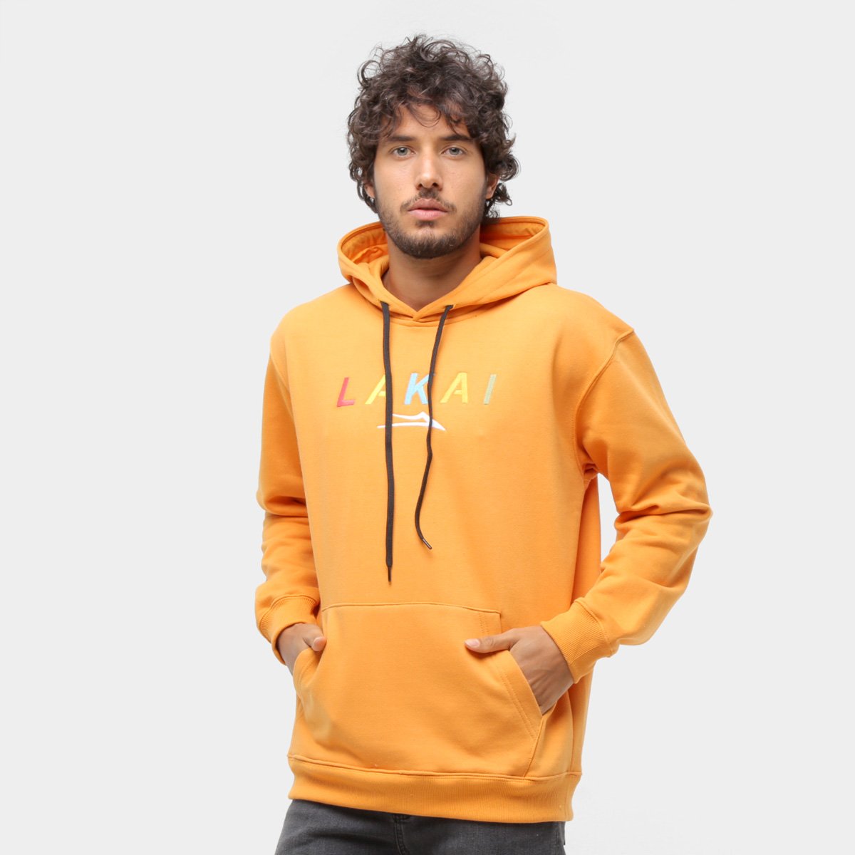 Moletom Lakai Stacked Canguru Masculino