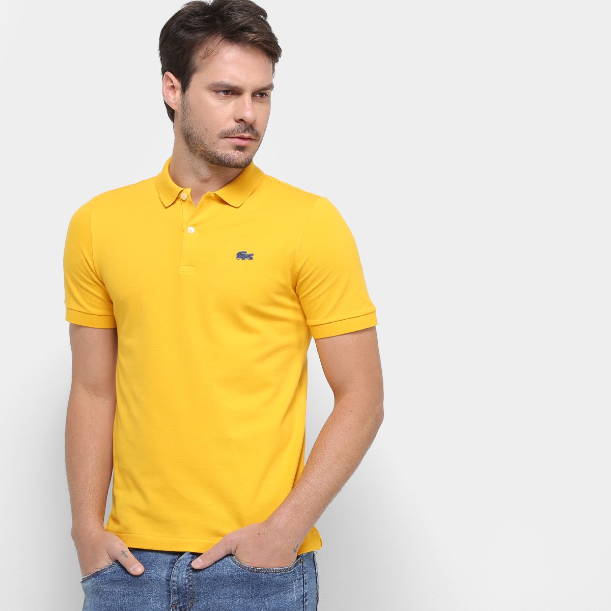 blusa lacoste amarela