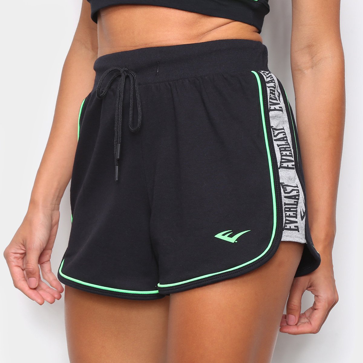 Short Everlast Faixa Lateral Logo Feminino