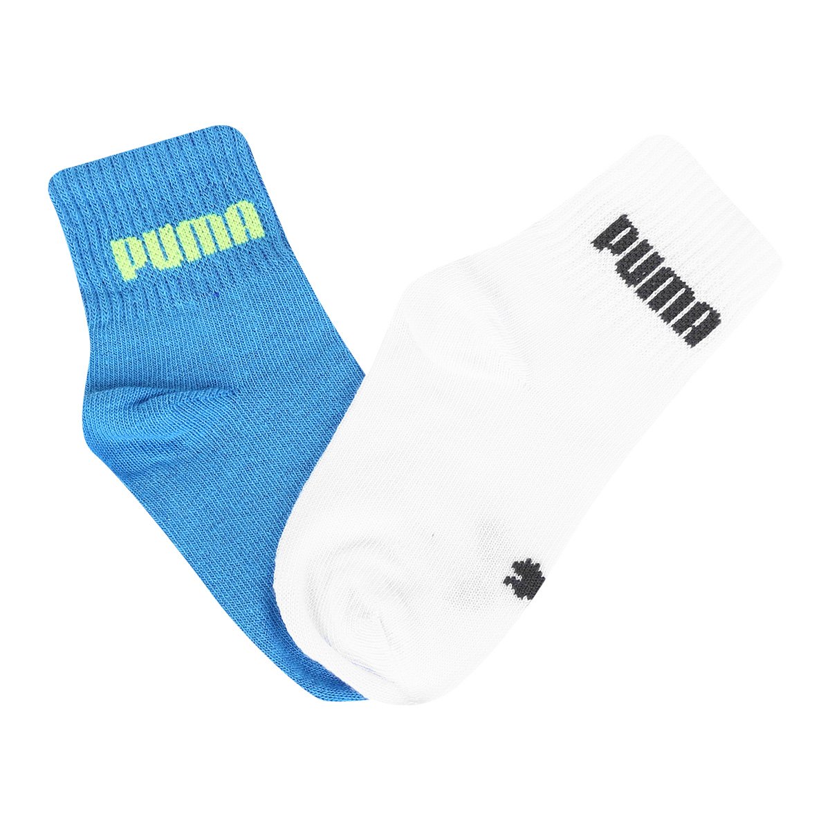 Kit Meia Infantil Puma Baby Cano Longo 2 Pares