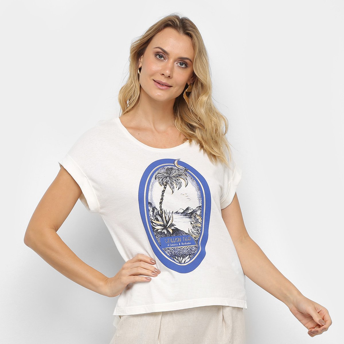 Blusa Maria Filó Of Jamaica E Barbados Feminina