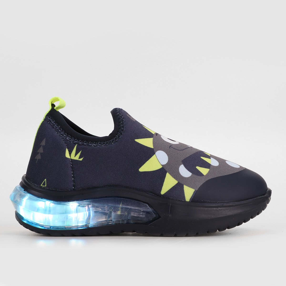 Tênis Infantil Bibi Space Com Led Masculino
