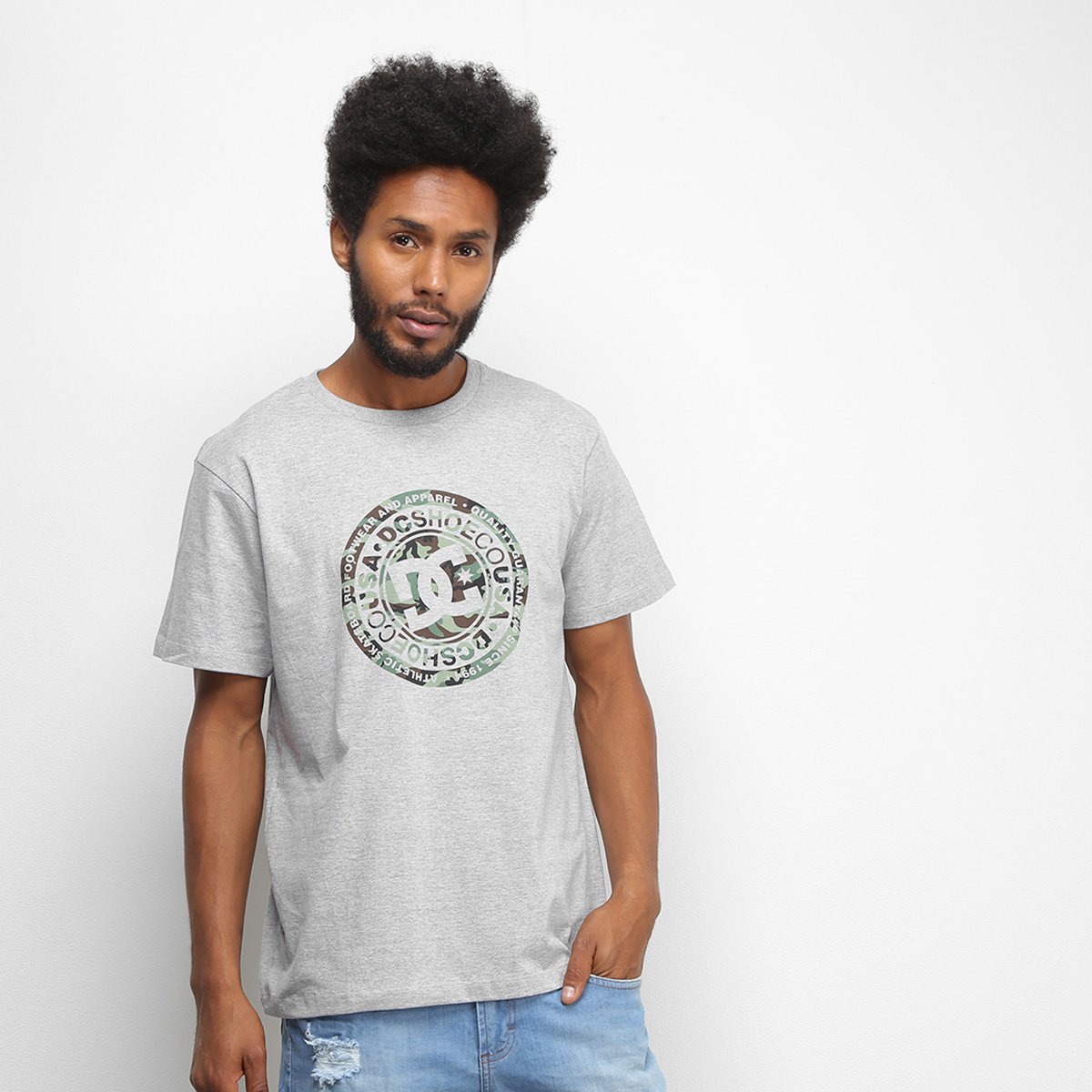 Camiseta DC Shoes Basic Circle Print Masculina