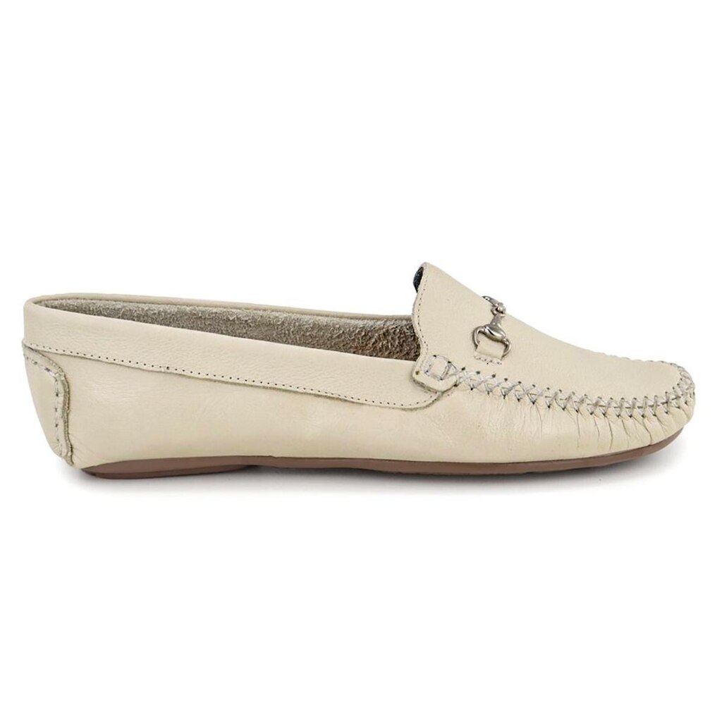 460GRA-Mocassim feminino em couro nobre, macio e confortavel
